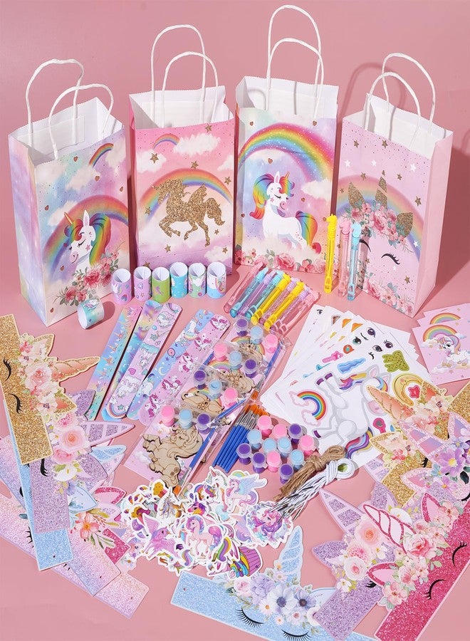 Vanblue Unicorn Party Favors Birthday Party Decorations Supplies for Girls,Goodie Bag Stuffers,Party Hats Princess Dress up Theme,Classroom Rewards Gifts Prizes Pinata Stuffers for Kids - Image 2